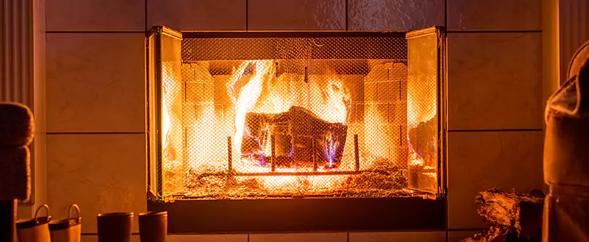 Mendota Hearth Landscape Fireplace Installation in Opelika, Alabama