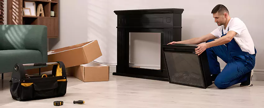 Old Rusted Metal Fireplace Repair And Replacement in Opelika, AL